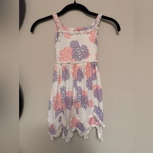 VGUC kickee pants hydrangea dress • size 3T